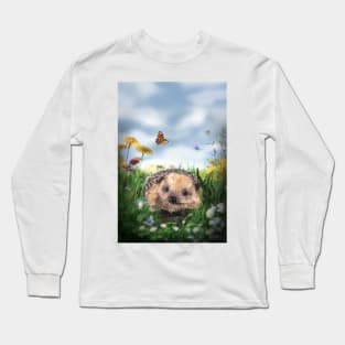 Happy Hedgehog Long Sleeve T-Shirt